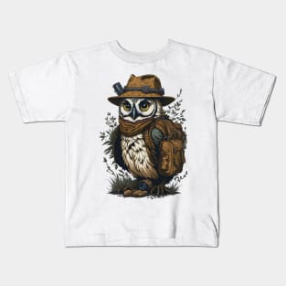 Owl Explorer Kids T-Shirt